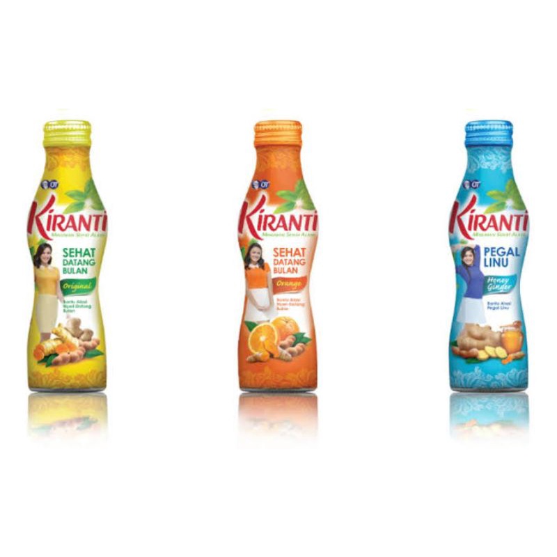 Kiranti sehat datang bulan botol 150ml / kiranti jamu pegal linu 150ml