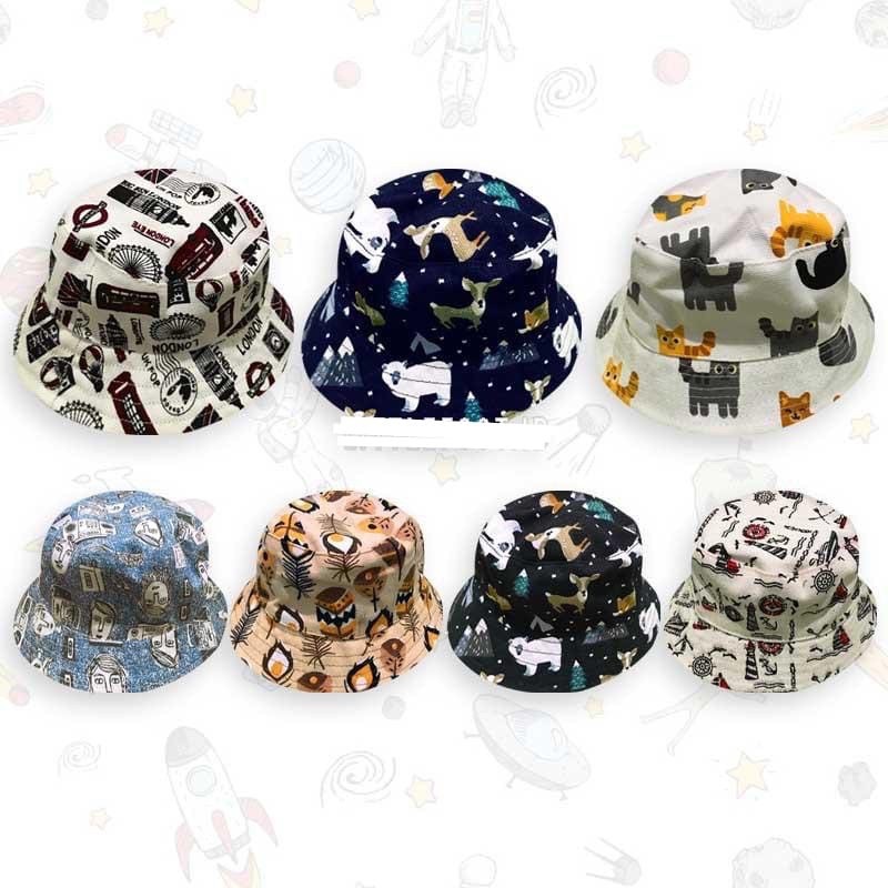 [ ECER ] TOPI BUCKET ANAK FULL MOTIF