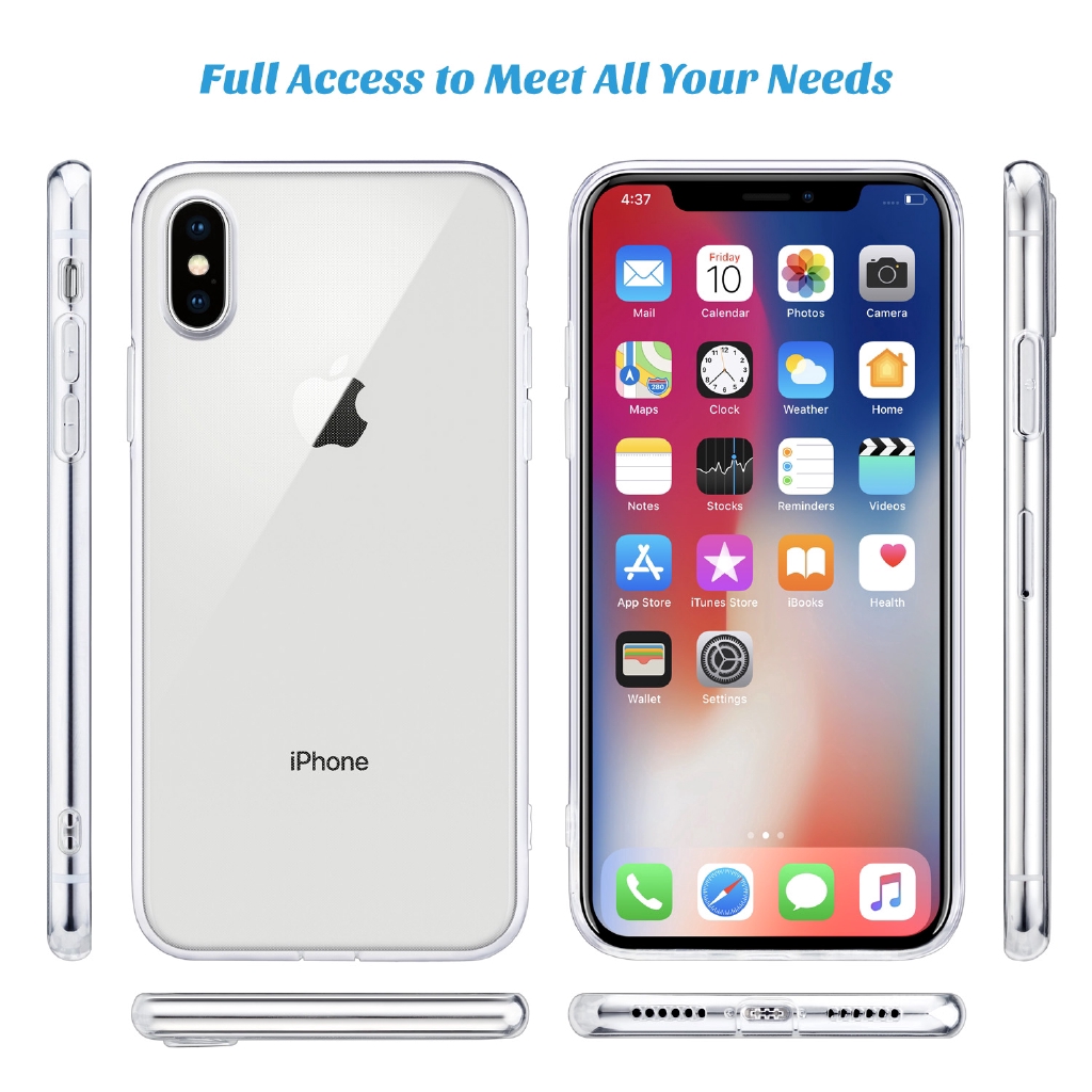 Slim Crystal Clear Soft TPU Case / Premium Flexible Silicone Protection Cover / Ultra-Thin Hybrid Transparent Case Designed For Apple iphone 11,11Pro,11ProMax,iphone X,XS,XR,XSMAX,Iphone 6,6s,6SPlus,7,8,8Plus