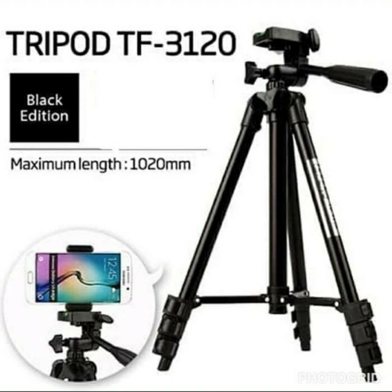 Tripod Weifeng 1M / 1 meter / 100cm holder U T3110A 3120 Black Hitam Tripod Tripot