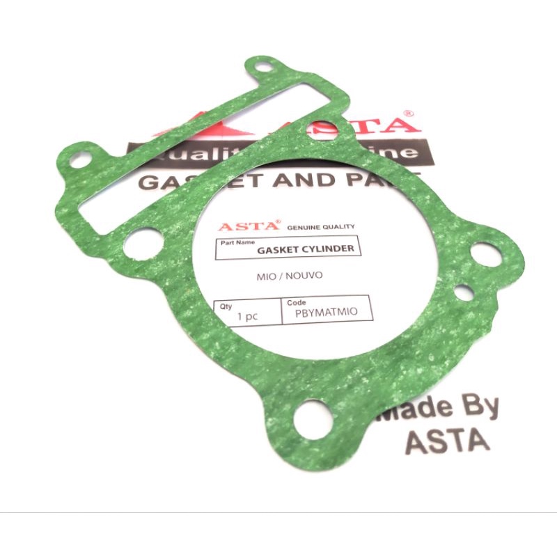 Paking blok seher gasket cylinder mio smile, mio sporty, mio soul kabru original asta