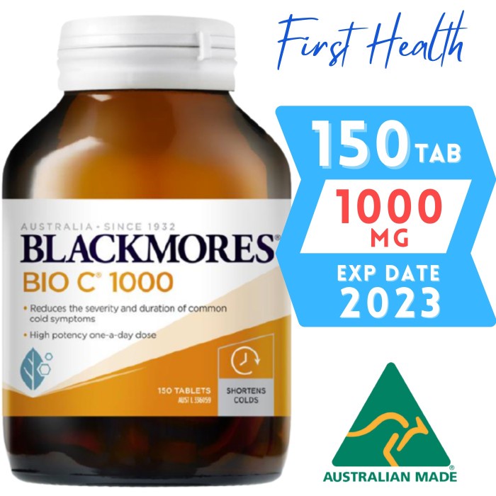 Harga Vit C 1000 Blackmores 150 Tablets Terbaru Agustus 21 Biggo Indonesia