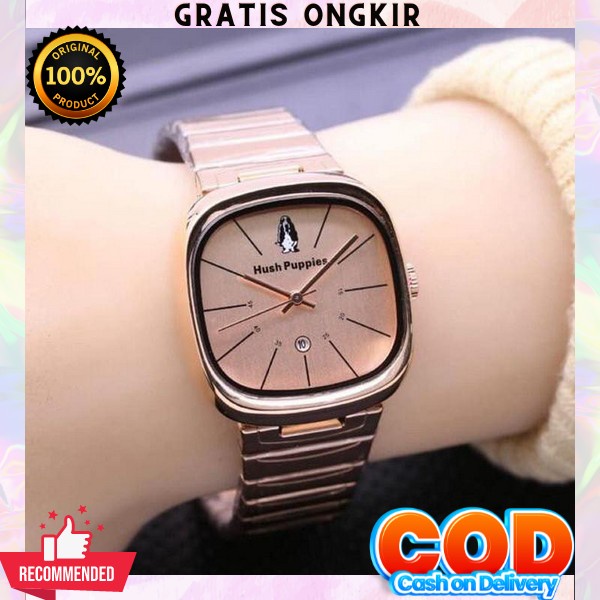 Jam Tangan Wanita Stenlis Korean Style Mahal Terbaru 2022 Branded Gaya Cod Anti Air & Luntur Remaja 