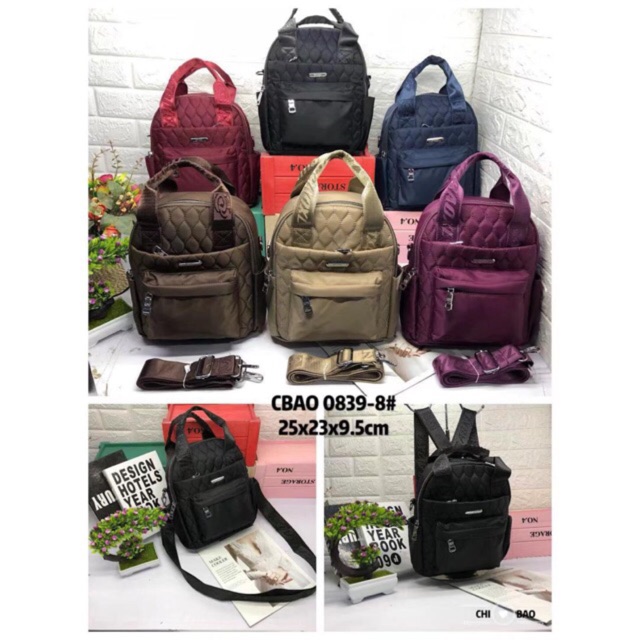 TAS WANITA IMPORT CHIBAO 839 3in1 JINJING SELEMPANG RANSEL