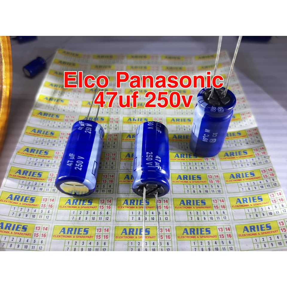 Elco 47uf 250v Panasonic