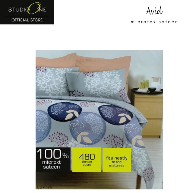 Set Sprei STUDIO ONE Avid New MicroXT Design Lovish