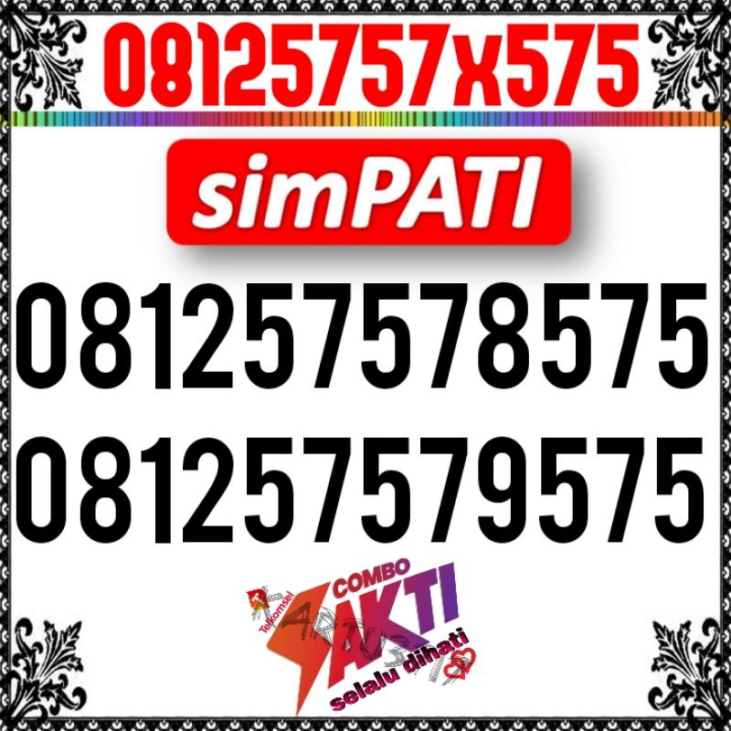 SIMPATI SAKTI COMBO SERI 5757x575