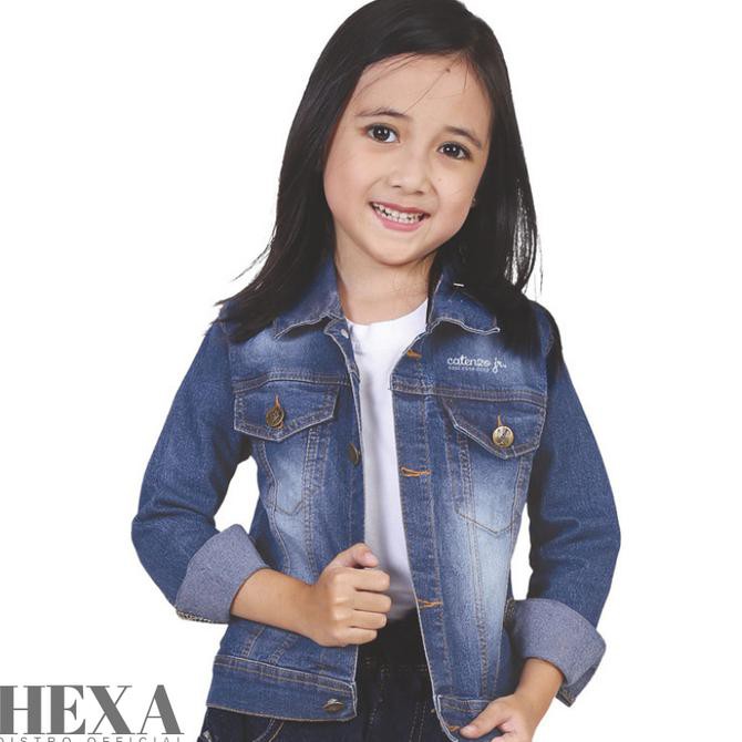 Jaket Anak Perempuan - Jaket Levis Jeans Anak Perempuan Cewek Umur / Usia 6 7 8 9 10 Tahun
