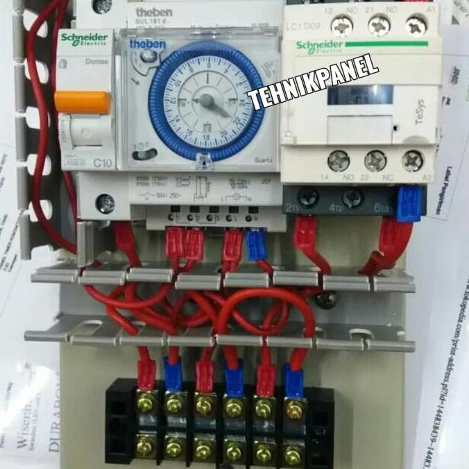 PANEL TIMER KONTAKTOR/PANEL OTOMATIS LAMPU PJU ada stock