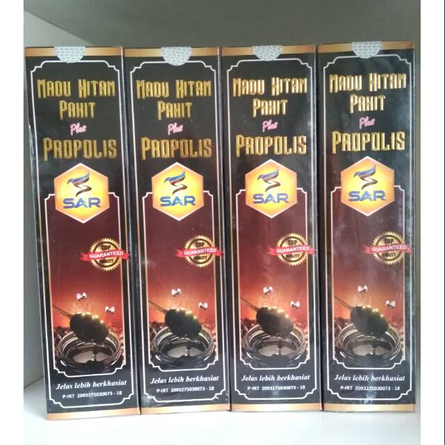 

Madu Hitam Pahit Plus Propolis