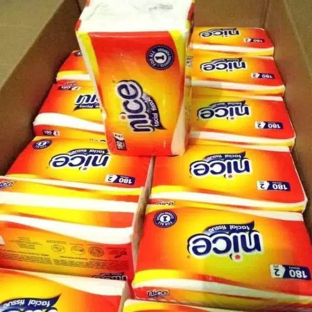 Tissue NICE Facial Tissue 180 Sheets 2 Ply / Tisu Nice 2Ply