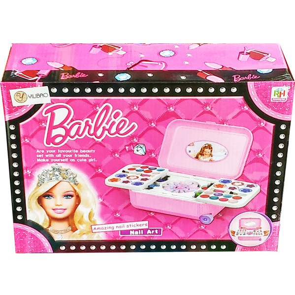 MAINAN DRESSER MAKE UP + NAIL ART LOL / PONY / FROZEN / BARBIE TROLLEY KOPER