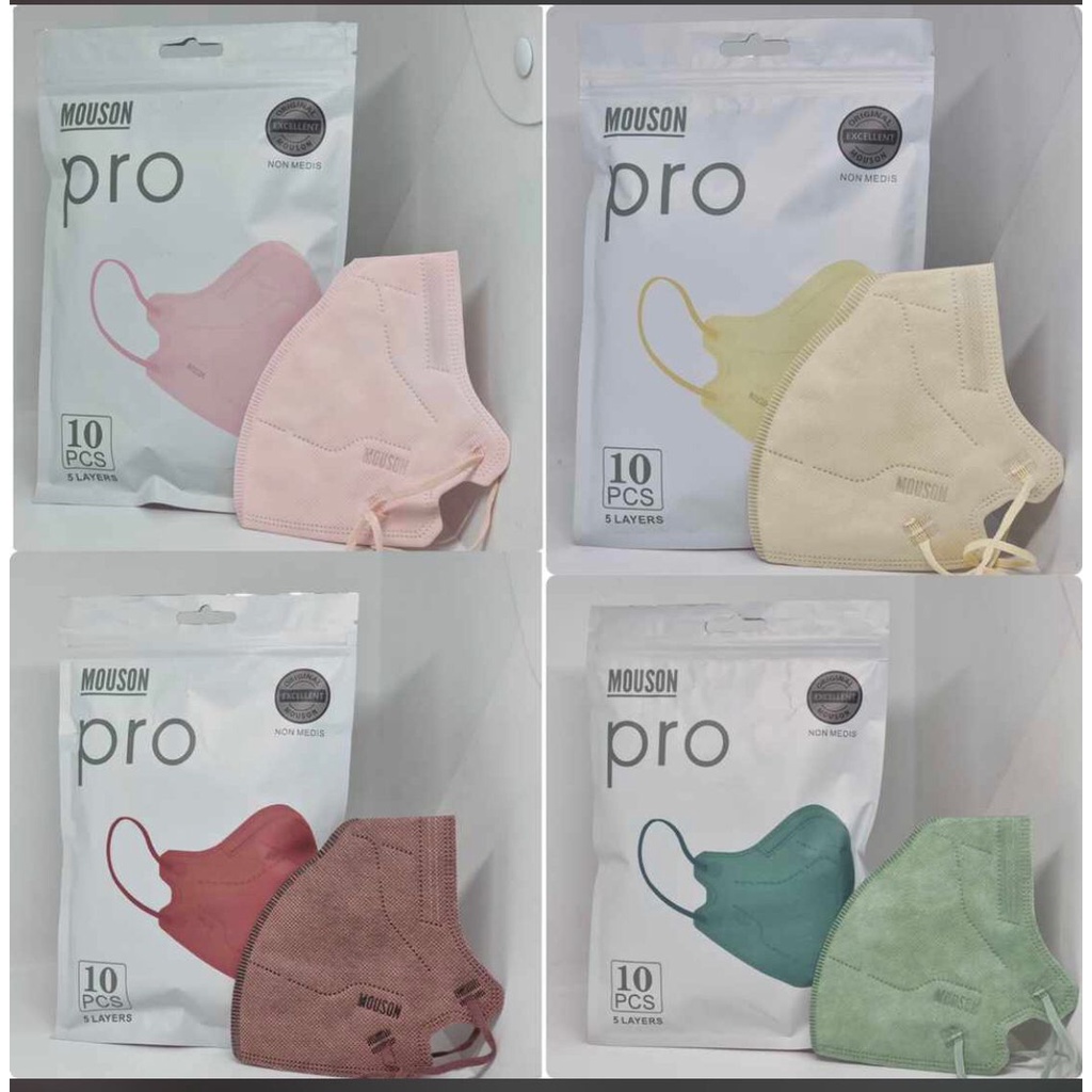 Masker KN95 Pro Mouson Masker KN 95 Mouson Pro Isi 10.Pcs Disposable