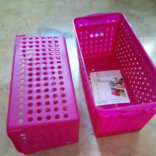 Tidy Mesh Small / Keranjang Serba Guna / Wadah Serba Guna / Kotak Penyimpanan / Atk