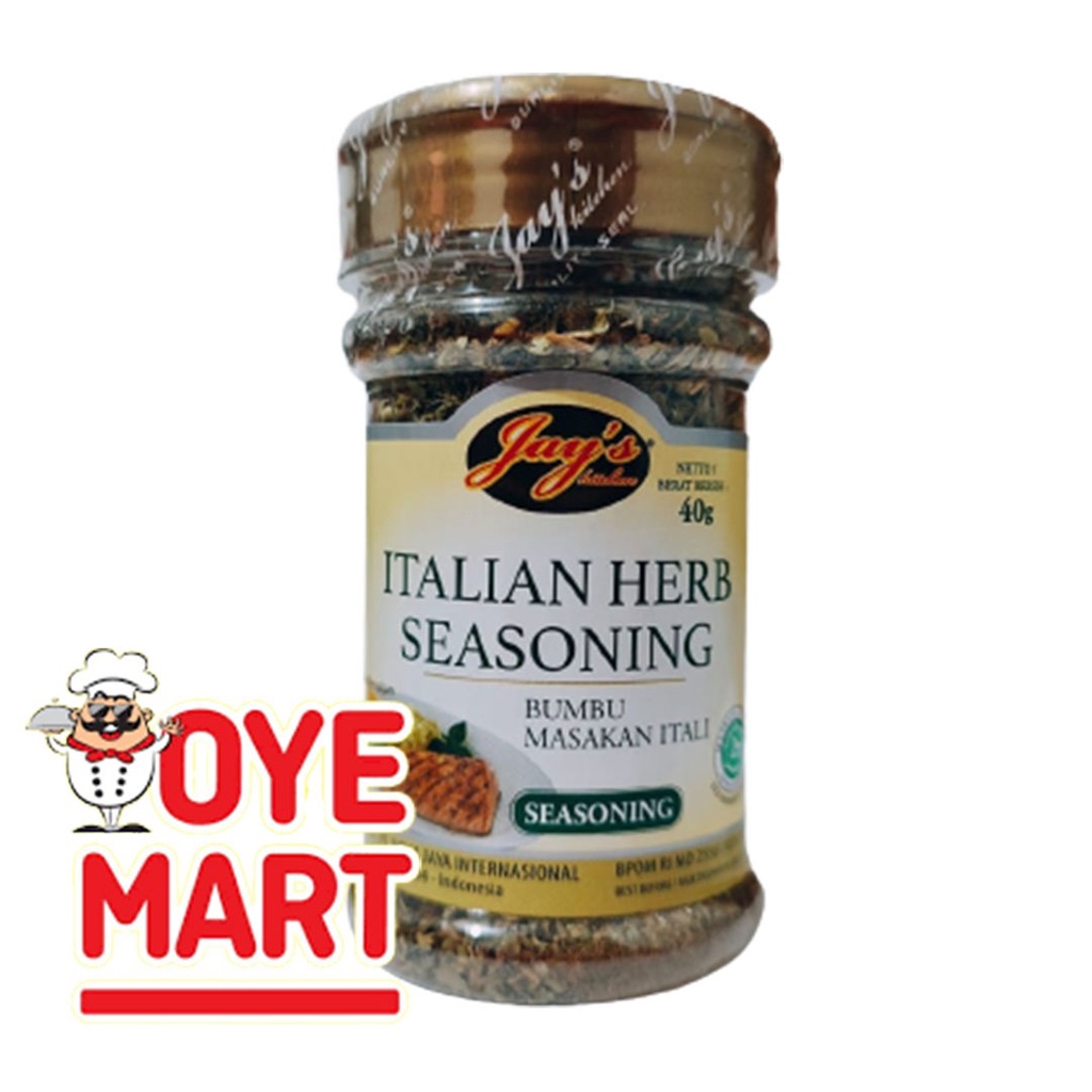 JAYS ITALIAN HERB SEASONING 40G / BUMBU MASAKAN  ITALIA