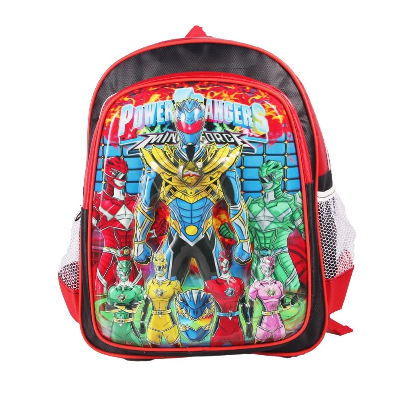 Tas ransel anak Tk Laki-laki karakter embos timbul 3D lampu nyala