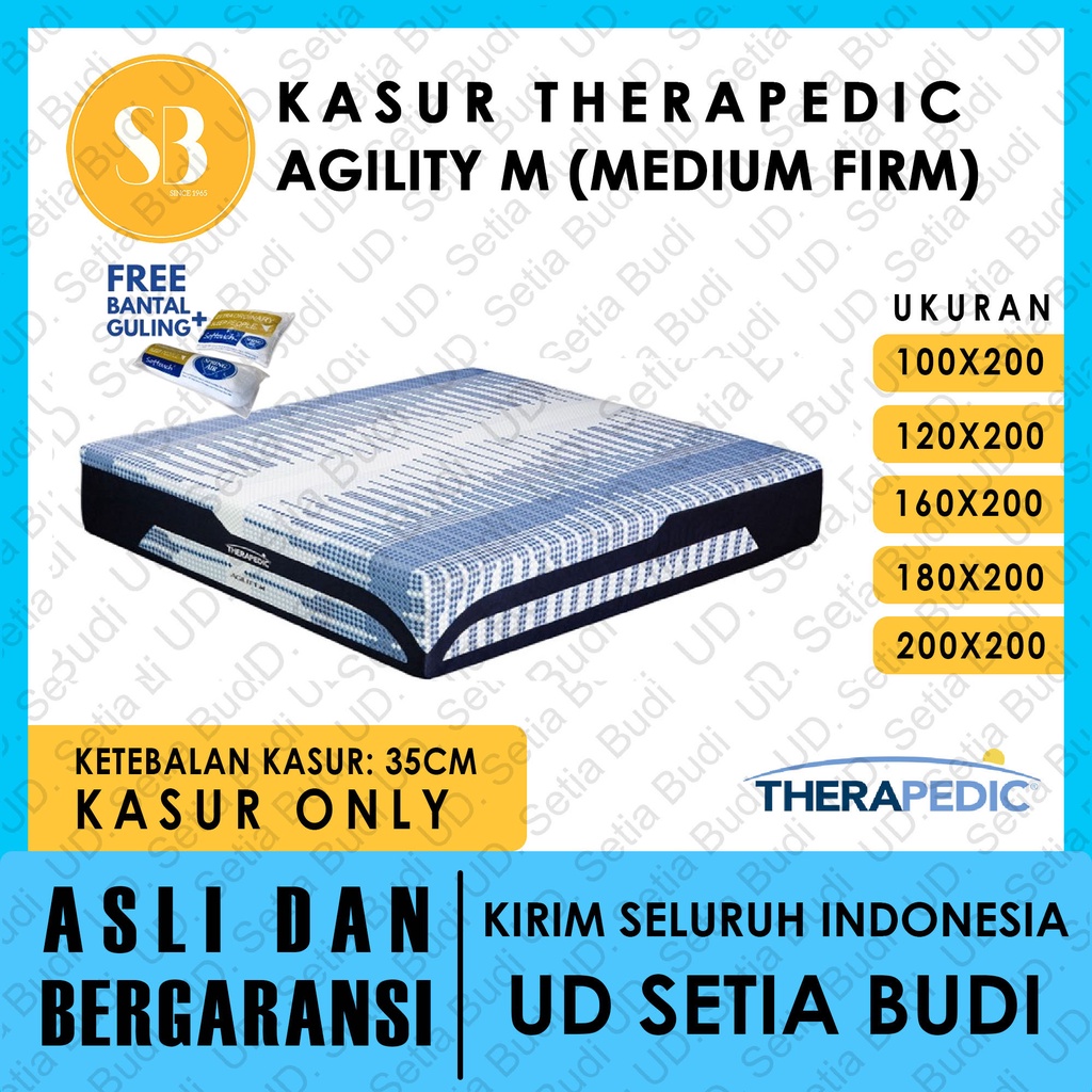 Kasur Therapedic Agility M Medium Firm