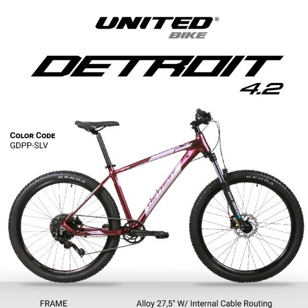 [Gojek/Grab] Sepeda MTB 27.5 United Detroit 4.2