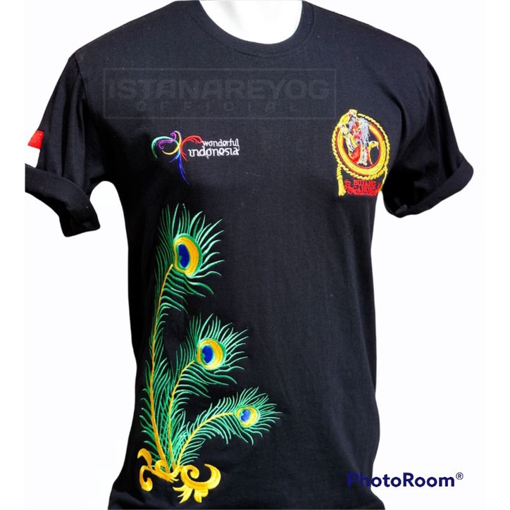 KAOS GANONG BORDIR / KAOS BUJANGGANONG / KAOS BORDIR REOG / KAOS BUDAYA