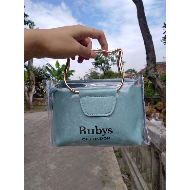 Tas wanita transparan / tas selempang /