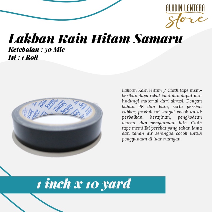 

LAKBAN KAIN SAMARU 1inch x 10yard