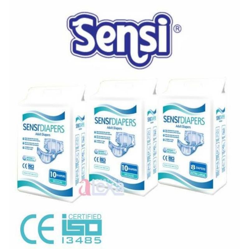 SENSI Popok dewasa Perekat / Adult diapers dewasa S12/M10/L10/XL8 - Pempers dewasa