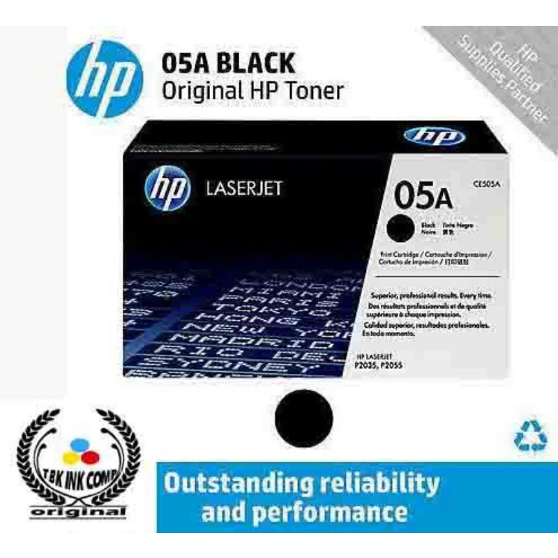 TONER HP LASERJET 05A ORIGINAL CE505A