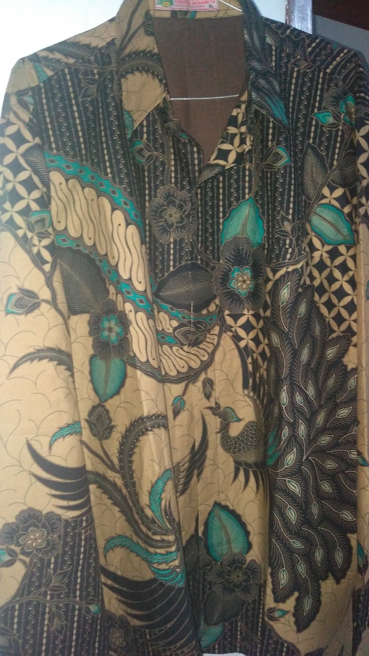 Kemeja Batik Prabu Bahan Katun Baturaden Reguler Fit A176