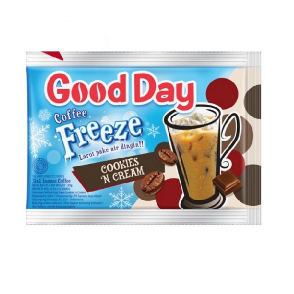 

GOOD DAY FREEZE COOKIES CREAM 10SX30g