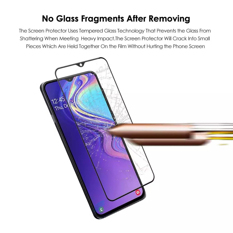 Tempered Glass 5D Full Cover Samsung M20 - M30 - Tempered Full Cover