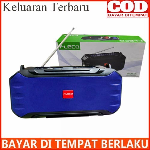 Speaker Bluetooth FLECO F-1322 Suara Mantap, speaker tenaga Surya