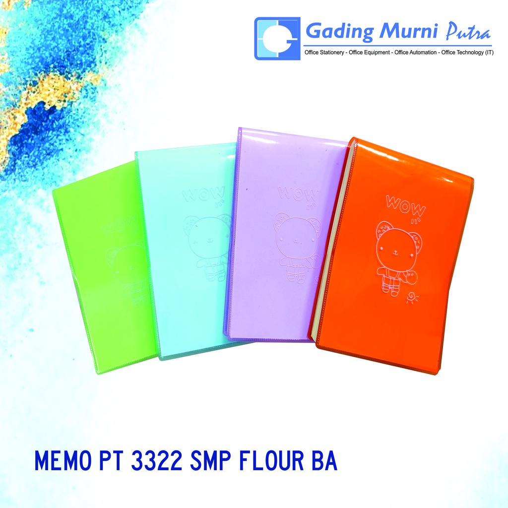 

Notepad Diary Memo Buku Tulis Notebook Mini Catatan Kecil 3322 SMP FLOUR BA