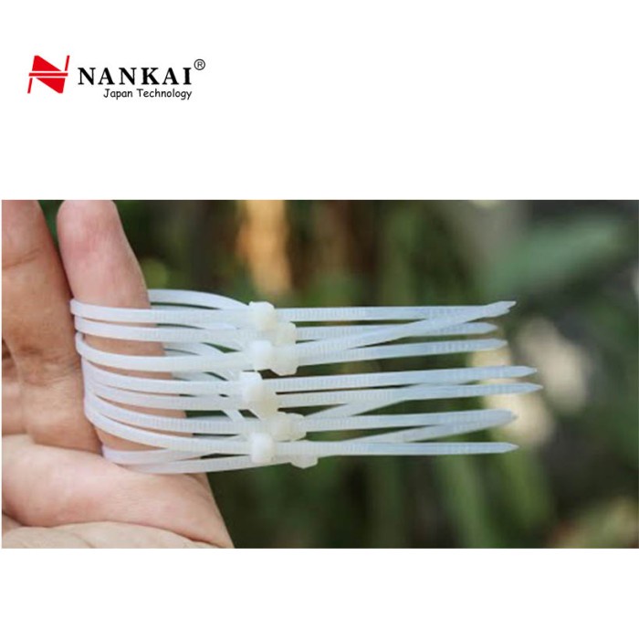 

ORGANIZER-DOCUMENT- KABEL TIES PUTIH UKURAN 10 CM - ISI 100 PCS NANKAI -DOCUMENT-ORGANIZER.