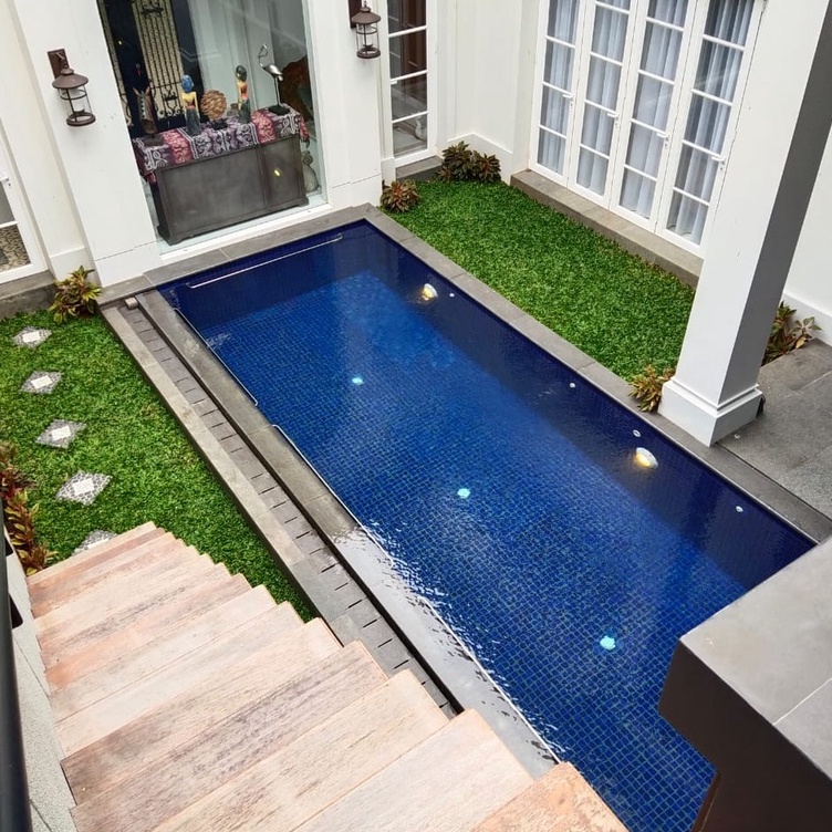 Keramik Mozaik Kolam Renang EX Kuda Laut Mass