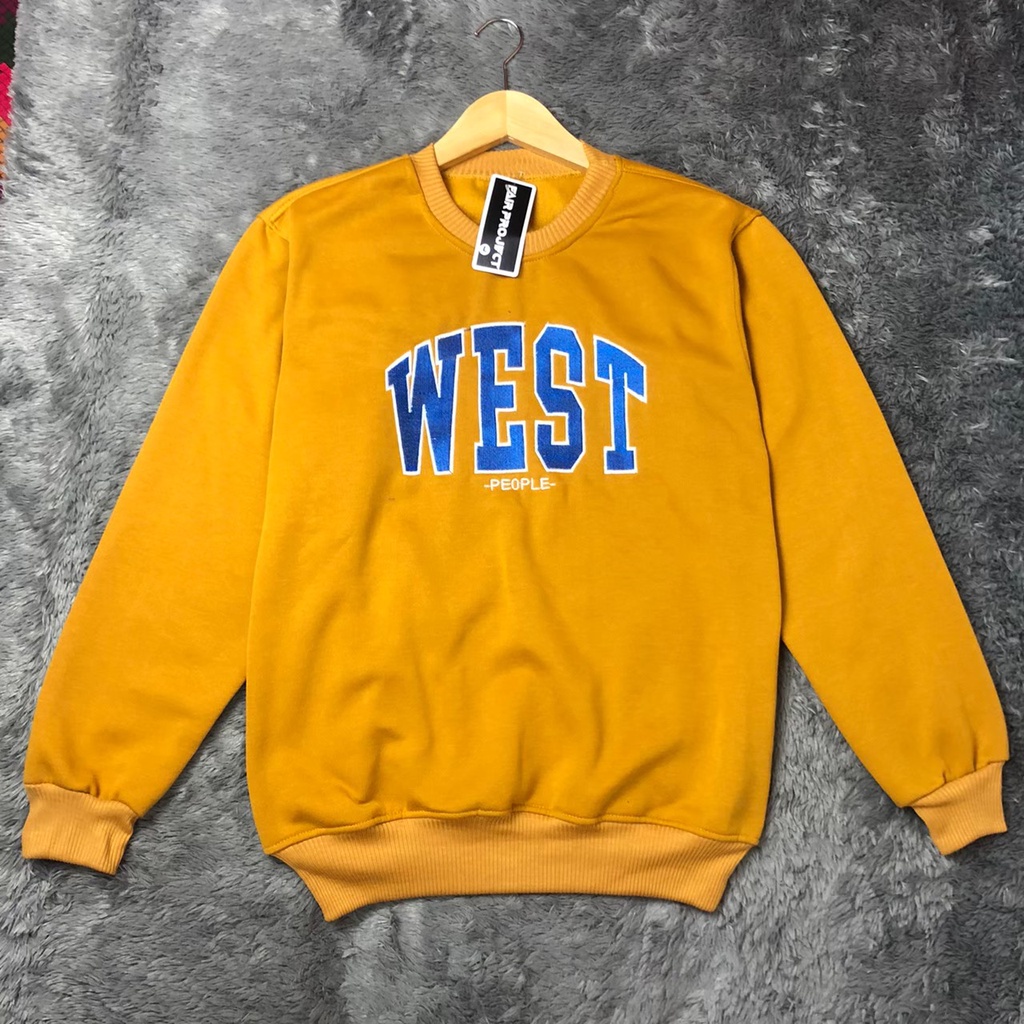 Sweater Crewneck West South North Easy | SWEATER WANITA WEST - SWEATSHIRT WEST - JAKET WEST - CREWNECK WEST