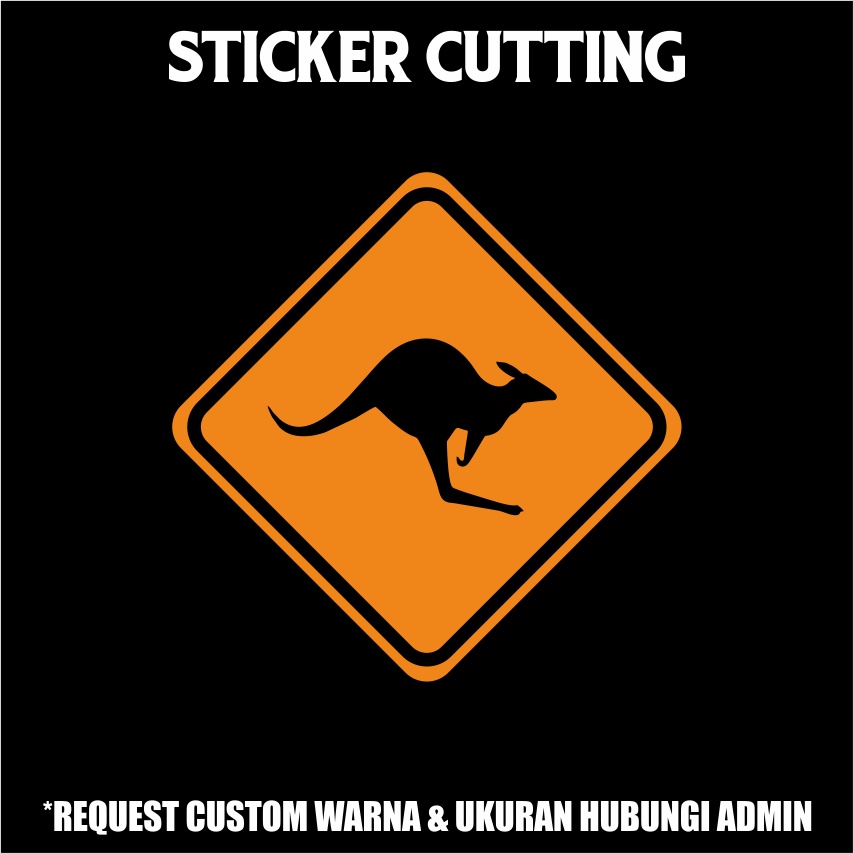 Sticker Cutting Australia Kangguru Logo