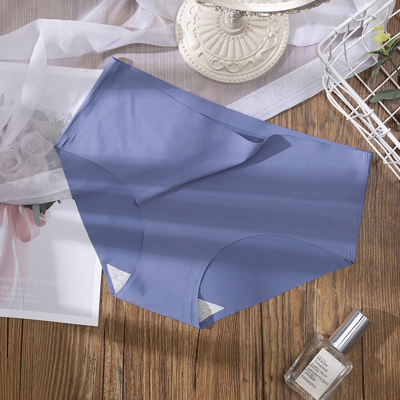 [✅COD] Celana Dalam Wanita Premium Quality CD Seamless Halus Tanpa Jahitan Pkaian Dalam Grosir-Biru muda