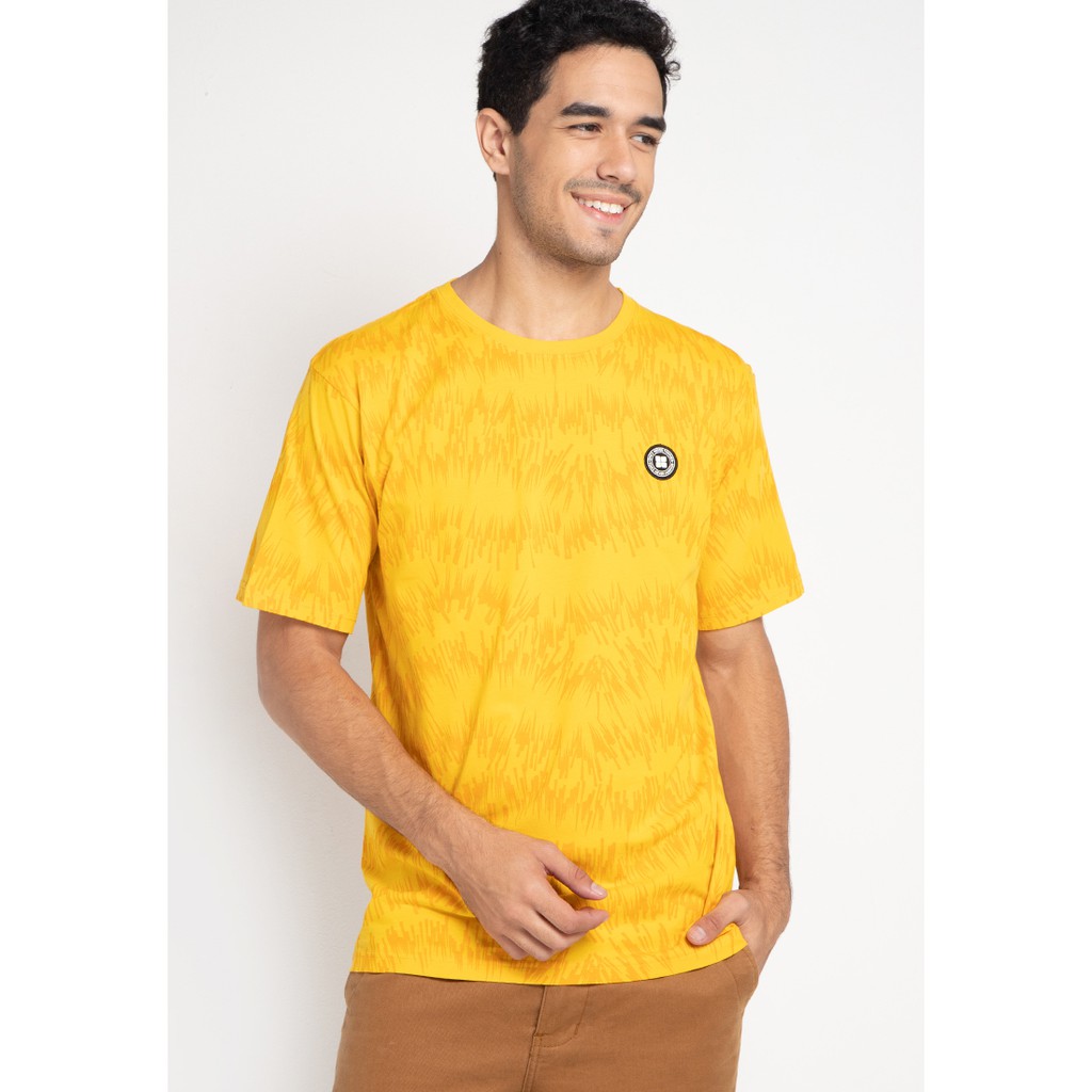 Insight Kaos Pria Lengan Pendek Kuning Fortless Tee IS911307-YEL Planet Surf Kaos Pria Atasan Pria