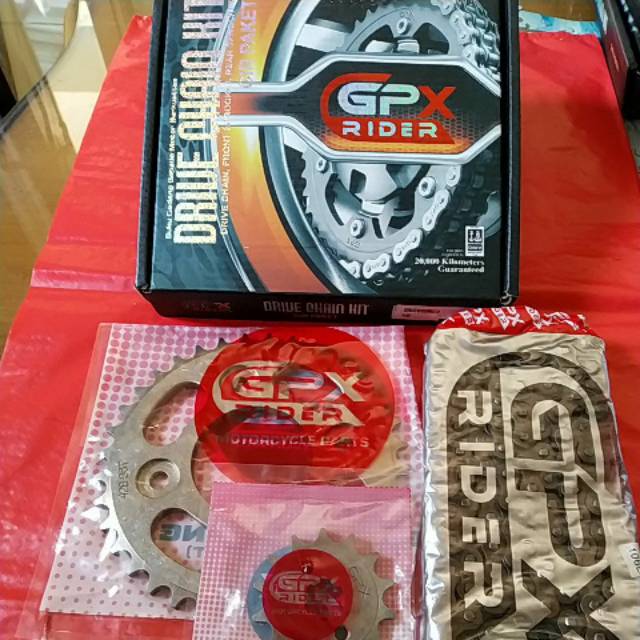 GEAR SET GIR SET SUPRA FIT NEW SUPRA X 125 SIZE 14-36T GPX