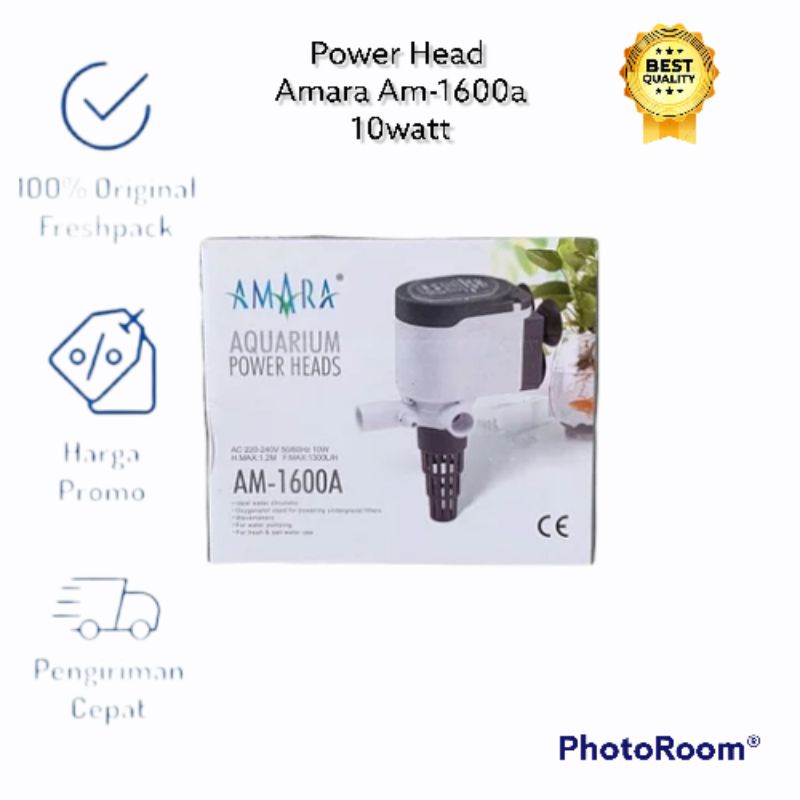 AMARA AM 1600 A AM1600A 1600A mesin Pompa celup Power Head filter Aquarium