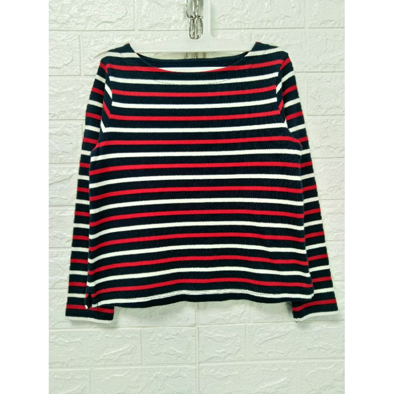 KAOS STRIPE ANAK UNIQLO