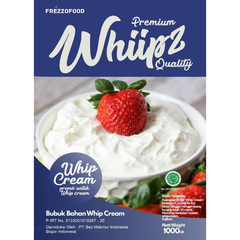 

FREZZO Premium Whiipz Cream Bubuk Topping 1kg