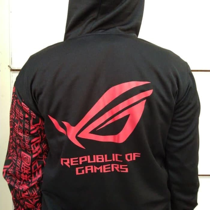 jaket rog strix laptop rog limited edition rog hoodie kaos jacket tas