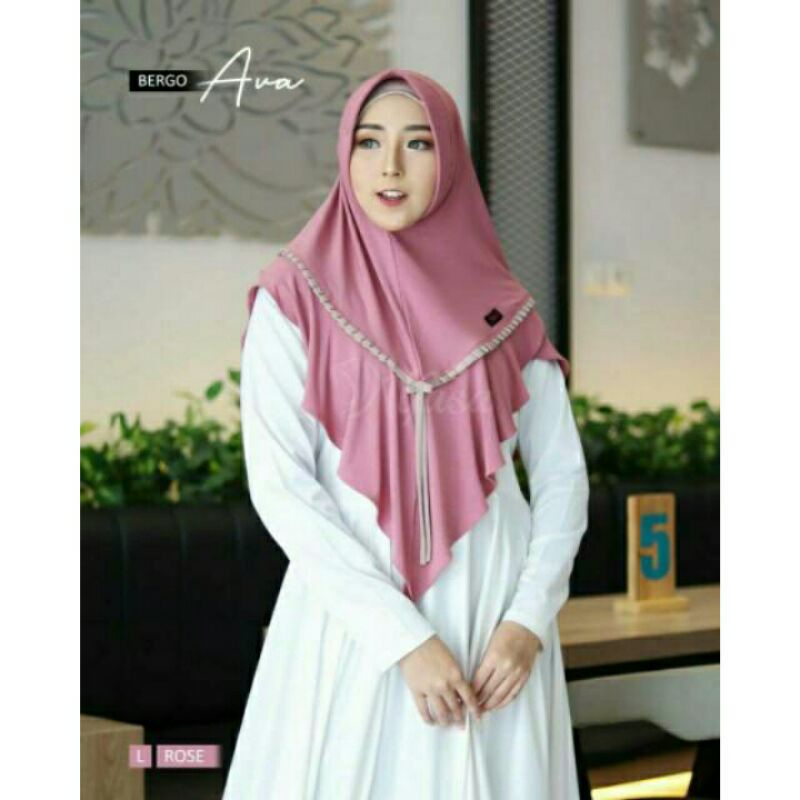 Bergo ava ORI alfasa hijab size m