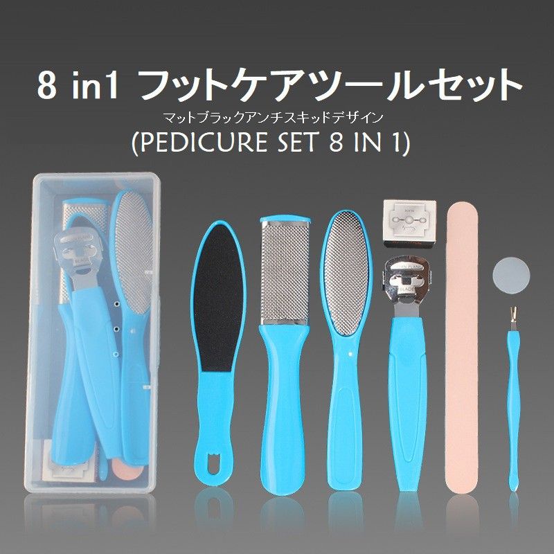 Sikat Kaki | Amplas Kuku | Tangan | Kaki | Penghalus Kaki 4 in 1 | Credo Solingen | Pedicure Manicure Set