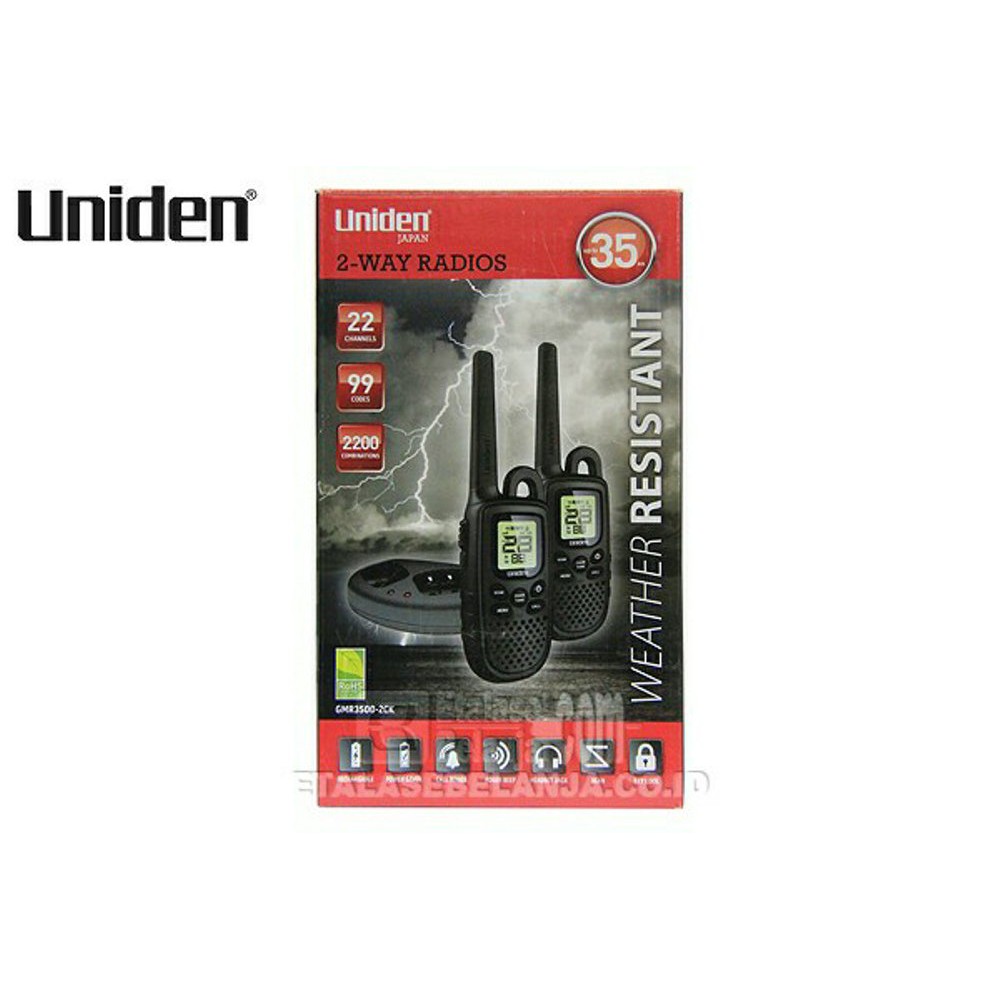 walkie talkie UNIDEN GMR 3500  ORIGINAL product  high quality