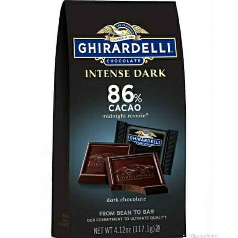 

Ghirardelli Intense Dark 86 Cacao Bag Chocolate 117,1gr
