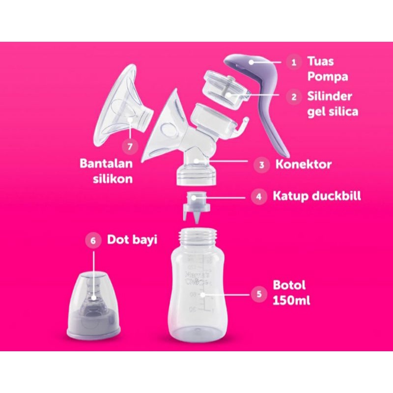 (Dijamin Pas )Sparepart Pompa Asi Mama Choice Katup Duckbill Valve Mama's Choice Breastpump Khusus Pompa Asi Mama Choice