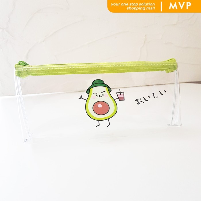 

Hemat Kotak Pensil Aesthetic Transparan Lucu Tempat Pensil Anak Avocado 1 Hot Sale