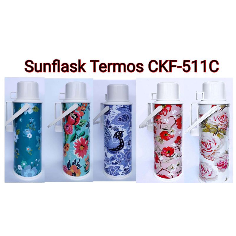 TIDAK ADA GARANSI KIRIM Sunflask Termos Thermos CKF-511C Kaca